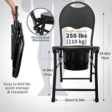 YHNMK WC Portatile per Adulti -Sedia da Toilette Rimovibile -con Piedino Antiscivolo Sedia WC, per Gravidanza/Anziani/Disabili
