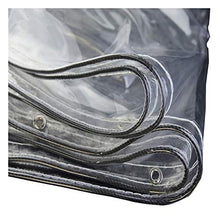 SHIJINHAO Telo Impermeabile Esterno,Impermeabile, Trasparente Tela Incatramata del PVC con Occhielli, Resistente alle Intemperie di Tela Olona Resistente Baldacchini 0,35 Mm Copertura Parapioggia for