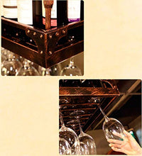 PZW Cremagliera Del Vino Semplice e Creativa Cremagliera Del Vino Cremagliera Del Vino Stile Semplice Appeso Ferro Cremagliera Del Bicchiere Di Vino Decorazione Del Soffitto Scaffali Bar, Ristoranti,