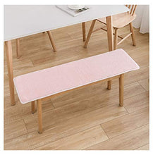 wangk Cuscino per panchina per Interni e Esterni, 2 3 4 posti, Morbido Cuscino per Dondolo da Giardino, Antiscivolo, Cuscino Lussuoso per panchina da Giardino-Rosa 100×30cm(39×12in)