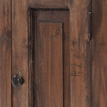 Design Delights - Mobile in Legno di Mogano Riciclato, Stile Shabby Chic, 80 x 36 x 25 cm