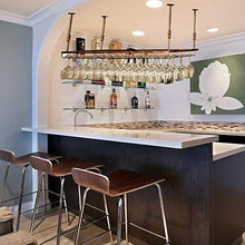 JHGJBJ Wineglass Titolare, mensola a Muro Cubo Kitchen Bar Bodega, Altezza Regolabile: 30-60 cm, (Size : 90x35cm)