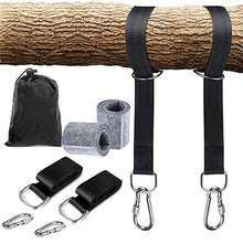 MIZOMOR 2pcs Cinghie Pendenti con Cuscinetti e Gancio di Protezione Dell'albero Forte Capacità Portante Cinghie per Amaca All'aperto per Swing Amaca Altalena di Corda o Poltrona Reclinabile