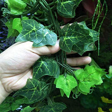 YUXO Artificiale Siepe Finta Foglia Edera 2.1M Viti Decorative Artificiali Foglie di edera Ghirlanda di Vite Foglie finte Articoli Decorativi per Feste Nuziali Antivento Privacy
