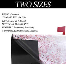 Fiori di ciliegio giapponesi Natura Sakura Primavera Floreale Cassetta delle Poste Copre Magnetica Giardino Cantiere Decorazione Casa Dimensioni Standard 53,3 x 45,7 cm