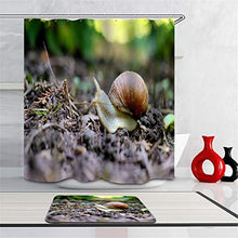 Combinazione Bagno. Immagini Chiare E Colori Vivaci Rendono Il Tuo Bagno Pieno di Vita. Accessori da Bagno. Lumaca nella Foresta
