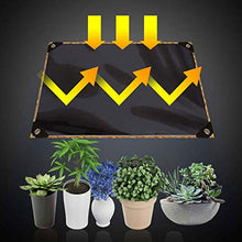 Telone Antistrappo, Telone Copertura Antipioggia For Isolamento Vegetale Film Morbido In Pvc Trasparente Occhiello In Metallo Tenda Da Sole For Patio Esterno(2x2m/6.6x6.6ft)