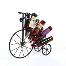 Semplicità Elegante Metallo Vino Portabottiglie Forma Di Bicicletta Casa Creativa Desktop Portico Decorazione Artigianato Bar Decorazioni per Armadi da Vino 8 Griglia Bella Ed Elegante, HJJ