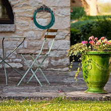 Relaxdays, Marrone Scuro Portatubo da Parete, Stile Antico, per Giardino e Pergolato, Supporto Tubo Ghisa, 15x36x15 cm