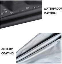 Namvo 210D Tessuto Impermeabile Rivestito in Argento, Antipolvere, Copertura per Tosaerba a Spinta con Custodia (Nera)