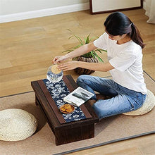 Tavolo da picnic all'aperto Tavolino Tavolino Tavolini Tatami Giapponese Tatami Tavolo da esterno Picnic Capacità di carico 230kg (Colore, Brown, Dimensioni, 60 * 35 * 20 cm), Brown, 80 * 39 * 28 cm B