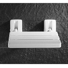AYHa Bagno sgabello bianco corridoio d'ingresso Bagno sgabello pieghevole sgabello da doccia servizi igienici sgabello da bagno anziani sedia della sede di doccia a parete Sgabello