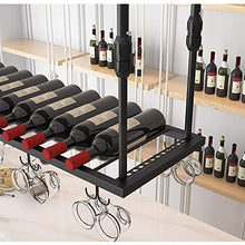 JHGJBJ Appesa Vino Rack Metallo, Forte E Stabile Soffitto Ferro Titolare Appeso Calice, Il Braccio può Essere Regolata da Altezza 30-60cm (Size : 80x30cm)