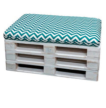 ARREDIAMOINSIEME-nelweb Cuscino Divano Euro Pallet BANCALE con Cerniera sfoderabile 120x80 h8 cm Righe Zig Zag MOD.Cuscino BANCALE Dis.11D