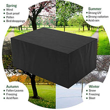 ZCED Copertura Mobili Giardino Impermeabile,Anti-UV Copertura Protettiva per Tavoli 420d Oxford A Prova di Polvere per Set di Sedute Tavoli da Giardino E Set di Mobili,230x165x80cm(91x65x31in)