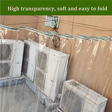 Telone Trasparente Copertura Del Balcone Manufatto Antipioggia Impermeabile Poncho Trasparente Spesso Teloni In Tessuto Di Plastica Tenda Da Esterno Deflettore Protezione Solare 2 * 2M(Size:4*4M)