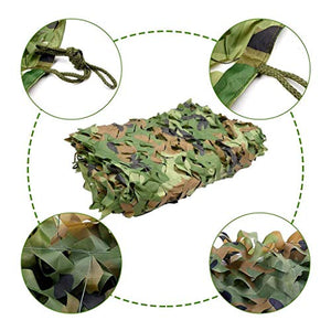 JJWZW Rete Mimetica Camouflage Verde Ai Raggi UV Ombra Militare Telo Mimetico Tendalini 3x4m per Camper da Caccia Camping Shooting Rete Le Piante da Serra (Size : 5 * 5M(16.4 * 16.4ft))
