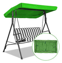 SXMY Tettuccio di Ricambio Universale per Dondolo da Giardino, Copertura per Soffitto Battente Cortile Esterno Dimensioni: 191 * 120 * 18/23 cm,001