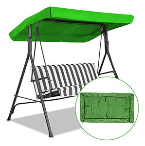 SXMY Tettuccio di Ricambio Universale per Dondolo da Giardino, Copertura per Soffitto Battente Cortile Esterno Dimensioni: 191 * 120 * 18/23 cm,001