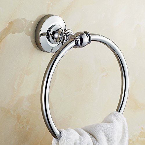MBYW Portasciugamani Moderno Portasciugamani Elegante per Il Bagno di Moda Portasciugamani da Bagno portasciugamani in Metallo Tondo Portasciugamani da Bagno portasciugamani in Metallo Tondo (E605)
