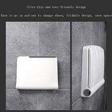Sgabello da Bagno Sgabello a Muro Sgabello Pieghevole Bagno con Doccia Sgabello da Bagno a Parete Sgabello per Scarpe da Ingresso per la casa