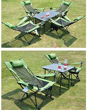 Tavolo da picnic all'aperto Sedie da campeggio pieghevole imbottito deluxe con portabicchieri e tasca laterale Perfetto per il campeggio Festival Garden Caravan Rides Fishing Beach BBQ Bbq Party Table
