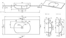 Kiamami Valentina Mobile Bagno con LAVABO 120 CM con CASSETTI in Tartufo | Boston