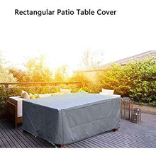 Infilm, copertura per mobili da giardino, copertura sezionale per tavolo sedia divano impermeabile e neve, resistente al vento, resistente allo strappo, 200 x 150 x 69 cm