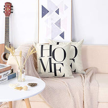 Artscope Set di 2, Federe per Cuscini Divano Poliestere Biancheria Gettare Decorativo Caso Federa Cuscino Divano Auto Home Decor 45 x 45 cm (Love Home)