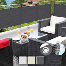 Sol Royal Frangivista e Telo frangivento per balconi SolVision HB2 90x500 cm Isolante - con Occhielli - Antracite