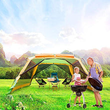 Forall-Ms Tende da Giardino E Gazebo da 3m,Gazebo da Esterno per Tende da Campeggio con Tendina in Mesh,Riparo per Eventi, Zanzariere, Tende da Campeggio,Tendone,Yellow