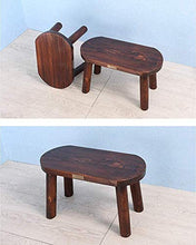 Sedia da Bar Sgabello Sedia Poggiapiedi Camera in Legno massello Panca in Legno Sgabello Basso in Legno Tavolino Quadrato Sgabello Sgabello casa Piccolo Banco di Legno QAF1015 (Size : 60 * 24 * 30cm)