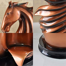 Bedom wallpaper Testa di Cavallo Portabottiglie per Vino Scultura Portabottiglie Artigianato Decorazioni per mensole per Bottiglie Home Bar-Rame