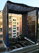 M-Y-L Telo ombreggianteParalume 85% reticolato per Paralume Nero - Utilizzato Anche Come schermatura per la Privacy, frangivento, Maglia per Protezione Solare da Giardino,2 * 6m