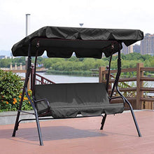 Wowlela Copertura di Ricambio Universale per Dondolo a 3 posti, Protezione UV 190x132x15cm