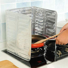 UPKOCH 2 Pezzi Protezione Antispruzzo Alluminio Stufa Gas Scudo Olio Schizzi Schermo Bordo Blocco Cottura Friggere Utensili da Cucina Antispruzzo Schizzi