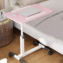 RKRLJX Computer Tavolino Regolabile Tavolo Portatile per Laptop, Pieghevole, elevabile, Rosa, 60x40 cm, Adatto per Adulti e Bambini