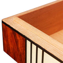 Panjianlin Cigar Box Grande capacità Solido Legno di Cedro, Legno, Ovest impiallacciatura di Legno Parquet Creativo Cigar Humidor Cigar Box Portable di Viaggio Cigar Box di stoccaggio
