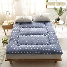 Pieghevole Tatami Tappetino for Campeggio Materasso Sleeping Pad Piano Lounger Divano Letto (Colore : Blu, Dimensione : 100x200cm)