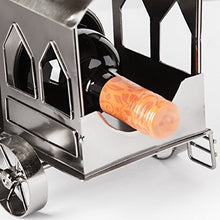 BRUBAKER portabottiglie dal design locomotiva che porta il vino