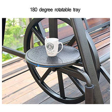 ZDYLM-Y Dondolo da Giardino con Tettuccio 2 posti con Staccabile Canopy - Giardino Swing con Il Pedale, per Outdoor Cortile