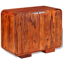 FAMIROSA Credenza in Legno Massello di Sheesham 75x35x60 cm