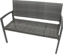 Panchina Sanremo in alluminio/Plastica Colore: grigio scuro