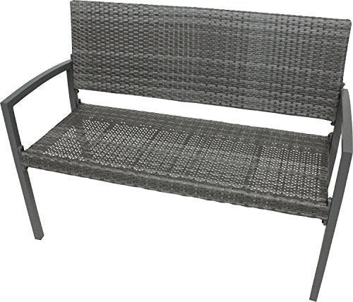 Panchina Sanremo in alluminio/Plastica Colore: grigio scuro