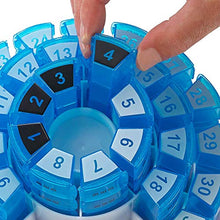 LUCKFY Pillola mensile Scatola, Pillola Organizzazione prescrizione Box Organizer Intelligente con Multiplo Giornaliero dosi Sezione cilindrica Alta qualità Pill Box