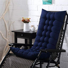 AGDLLYD Cuscino Imbottito per Sedia a Sdraio Poltrona Sdraio Relax Sedia Prendisole Panca Sedia da Giardino Balcone 125x48x8cm (Arancia)