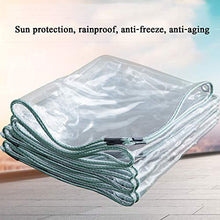 FYQF PVC Esterna Impermeabile di Plastica Telone, Trasparente Antipioggia Addensare La Protezione Solare Panno, Adatto A Balcone, Case, Giardini E Campeggi,1mx1.5m