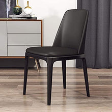 zvcv Sedie da scrivania Sedie da Ufficio Sedia da Pranzo con Schienale Alto Sedia da Cucina Sedia da Accento Sedie, Struttura in Metallo + Sedile in Pelle, Altezza 86 cm, Grigio, Gambe Dorate