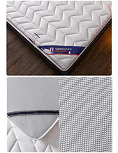 Pieghevole Materasso Tatami Stuoie Bed Ground Materasso Letto Futon Matrimoniale Dormitori Campeggio Lattice + fibra di poliestere Futon Portatile Fodera/White / 90x200cm
