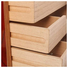 WRJY Cigar Humidor Scatola per sigari Armadio per sigari, umidificatore per sigari in Legno di Cedro Importato Vernice per Pianoforte a 4 Strati di Grande capacità, con umidificatore e